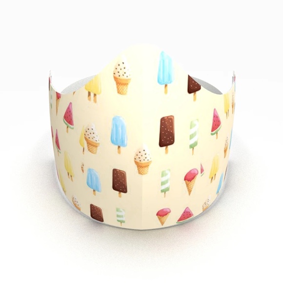 QUALITY BREATHABLE KIDS MASK - ICE CREAM DREAMS - Picture 1 of 3